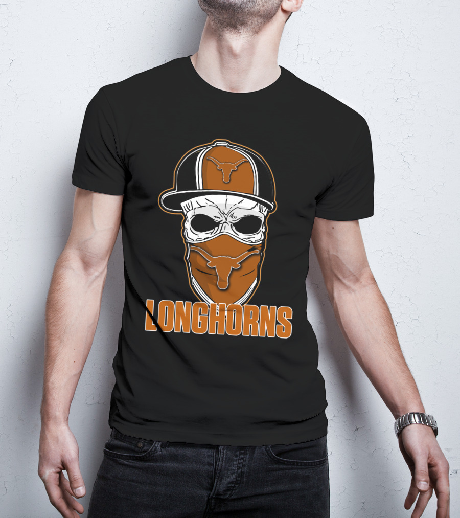 Skull Hat Longhorns Texas Iconic T-Shirt