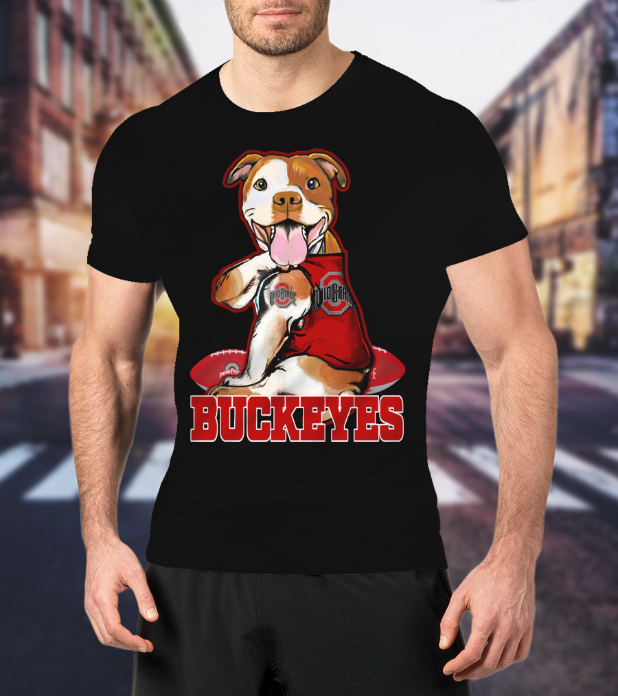 Buckeyes Pitbull Ohio State Football Team Spirit T-Shirt