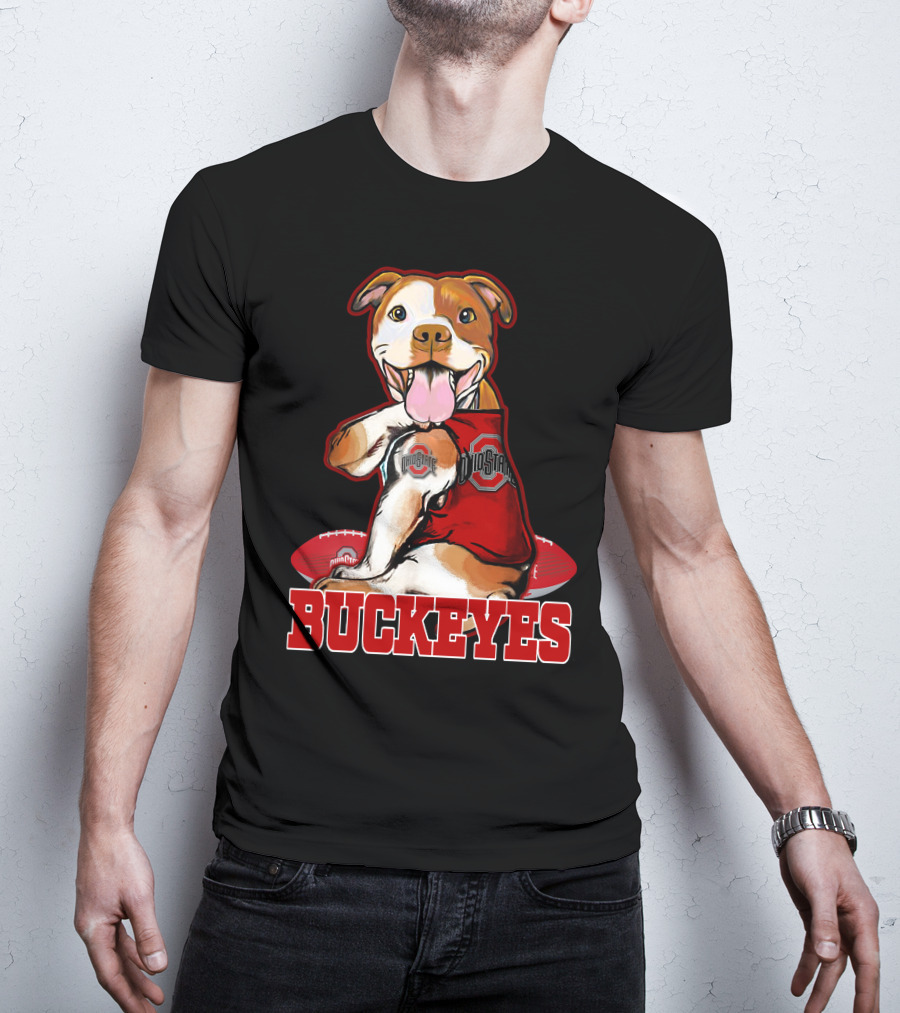 Buckeyes Pitbull Ohio State Football Team Spirit T-Shirt