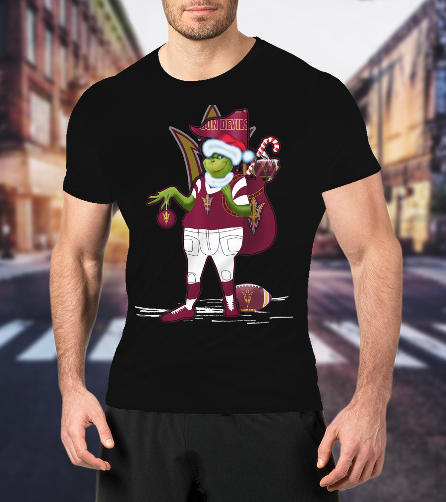 Grinchxmas Sun Devils Arizona State University Christmas T-Shirt