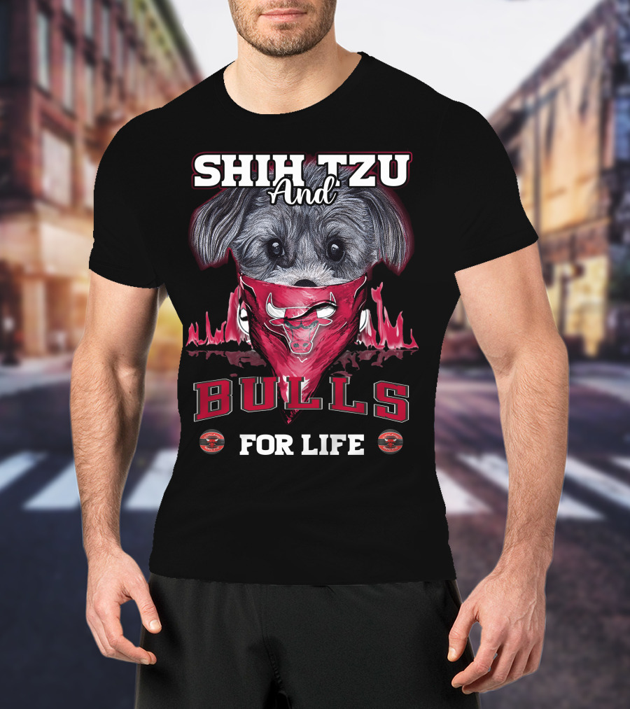 Shih Tzu And Bulls For Life T-Shirt