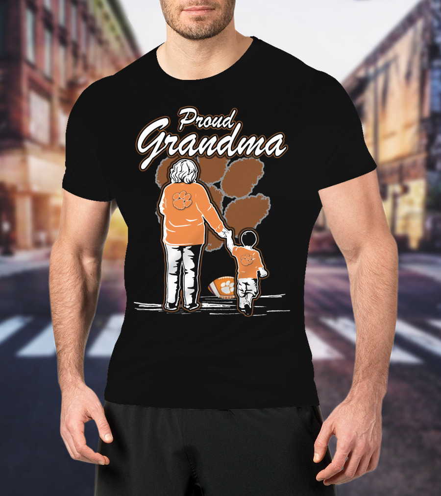 Proud Grandma Clemson Tigers Family Connection T-Shirt