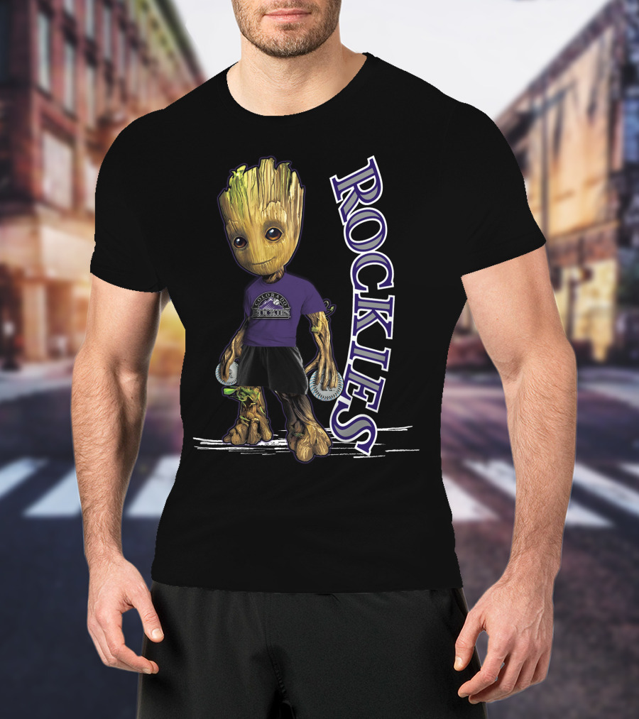Groot Colorado Rockies Rockies T-Shirt