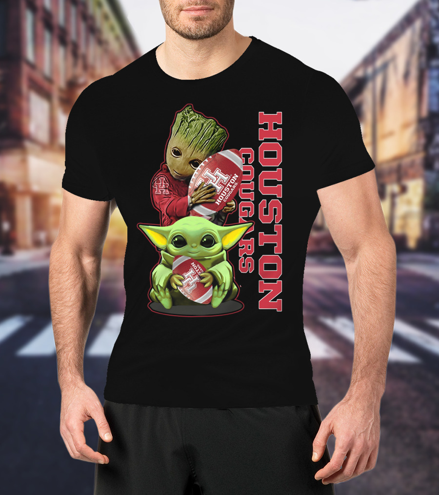 Grzd Houston Cougars Football Baby Alien Tree Creature T-Shirt
