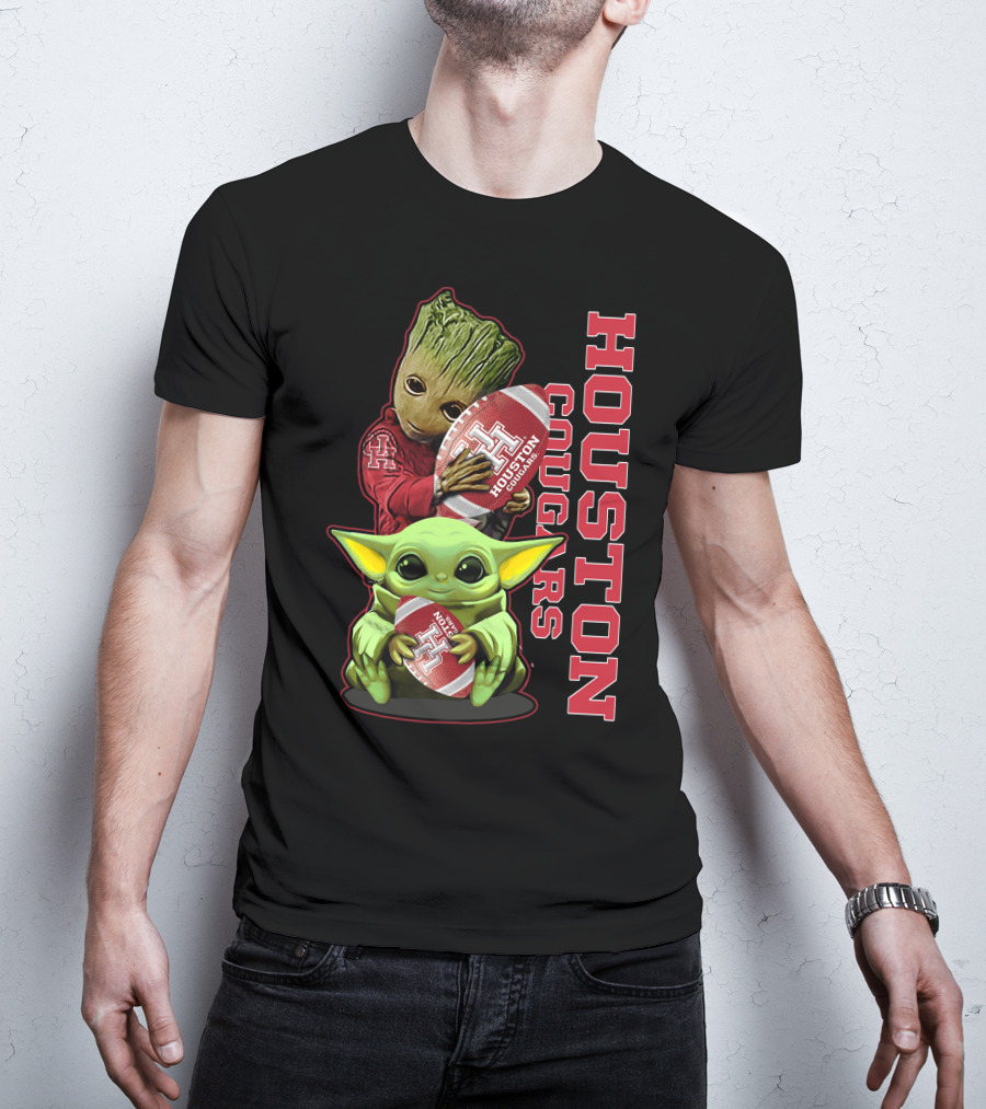 Grzd Houston Cougars Football Baby Alien Tree Creature T-Shirt