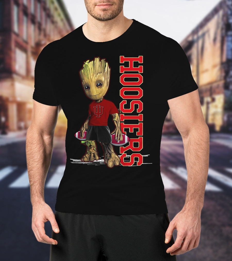 Groot Indiana Hoosiers Football T-Shirt