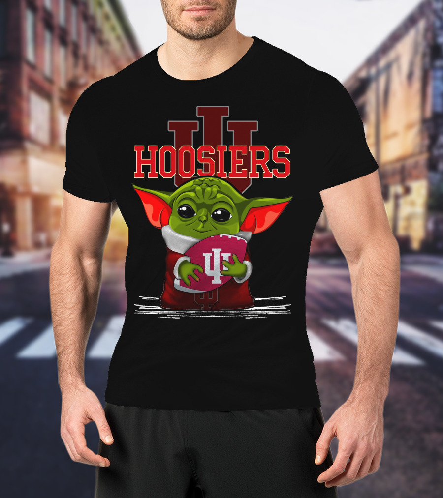Yoda Hoosiers Indiana IU Football T-Shirt