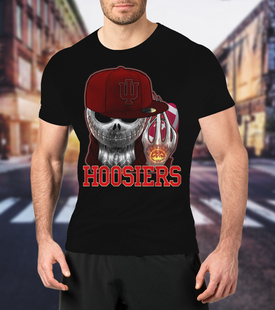Jackskull Hoosiers Indiana University T-Shirt