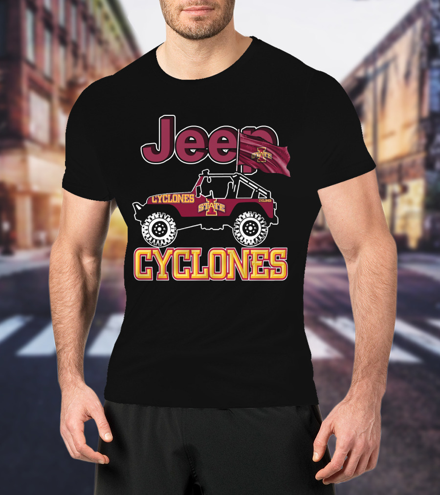 Jeep Iowa State Cyclones State Cyclones Jeep Cyclones T-Shirt