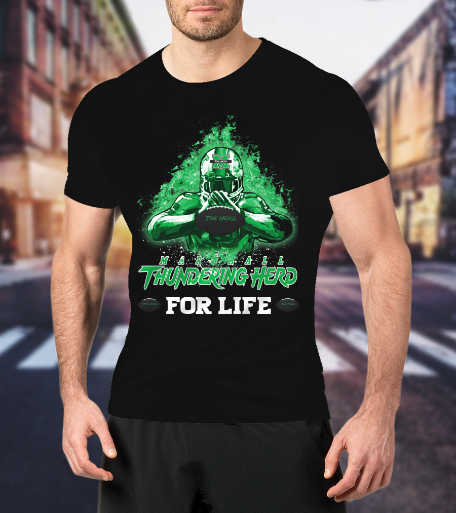 Marshall Thundering Herd The Herd For Life T-Shirt