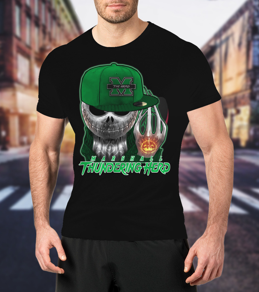 Marshall Thundering Herd Jackskull The Herd T-Shirt