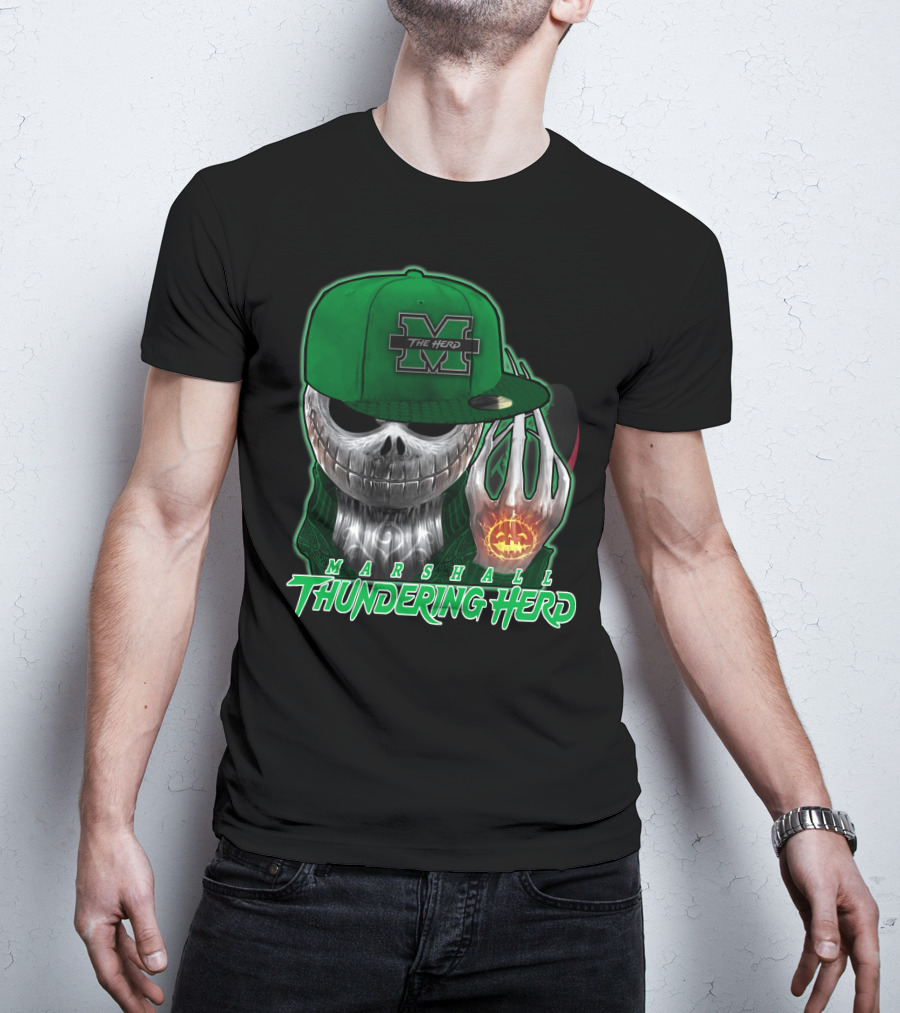 Marshall Thundering Herd Jackskull The Herd T-Shirt