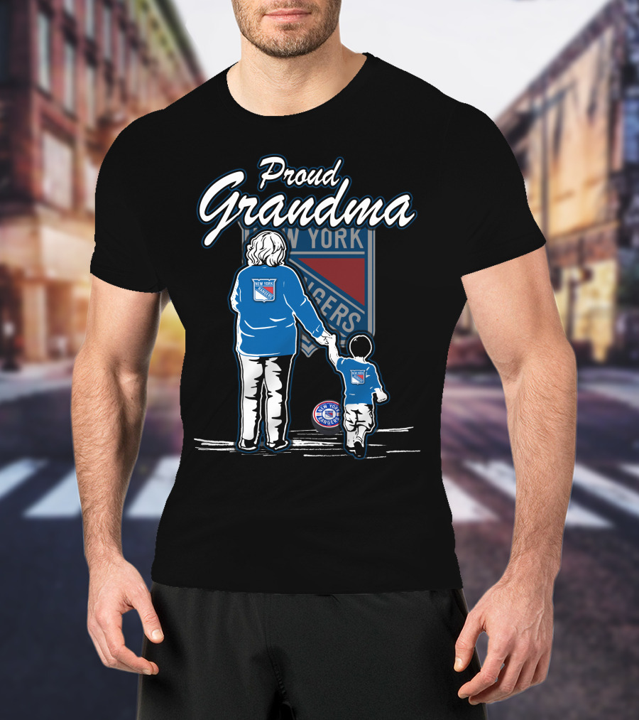 Proud Grandma New York Rangers Hockey T-Shirt