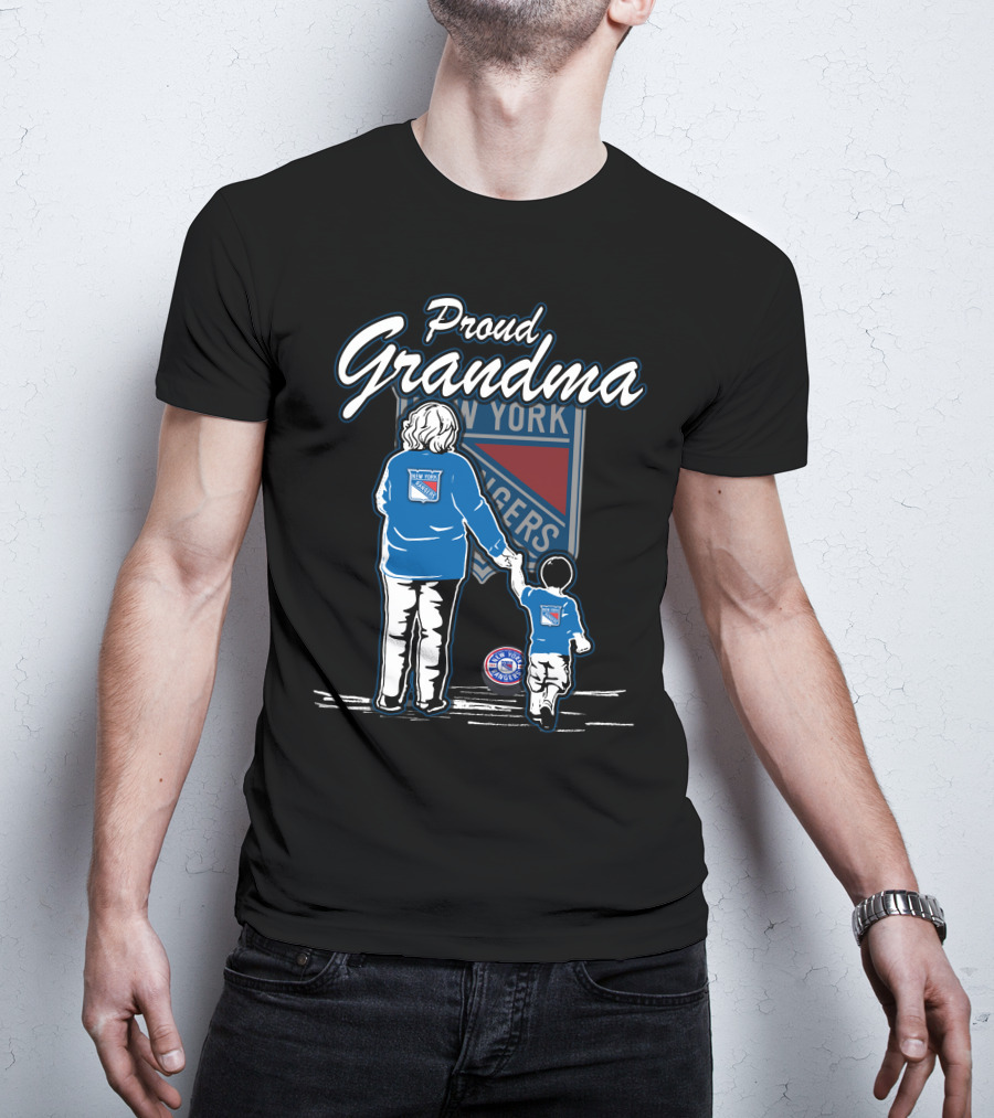 Proud Grandma New York Rangers Hockey T-Shirt