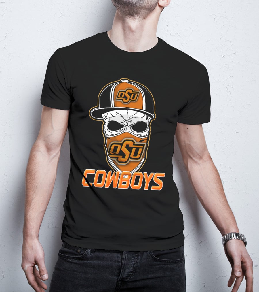 OSU Skull Hat Cowboys T-Shirt