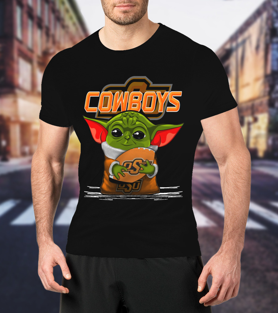 Cowboys OSU Yoda Football Fan T-Shirt