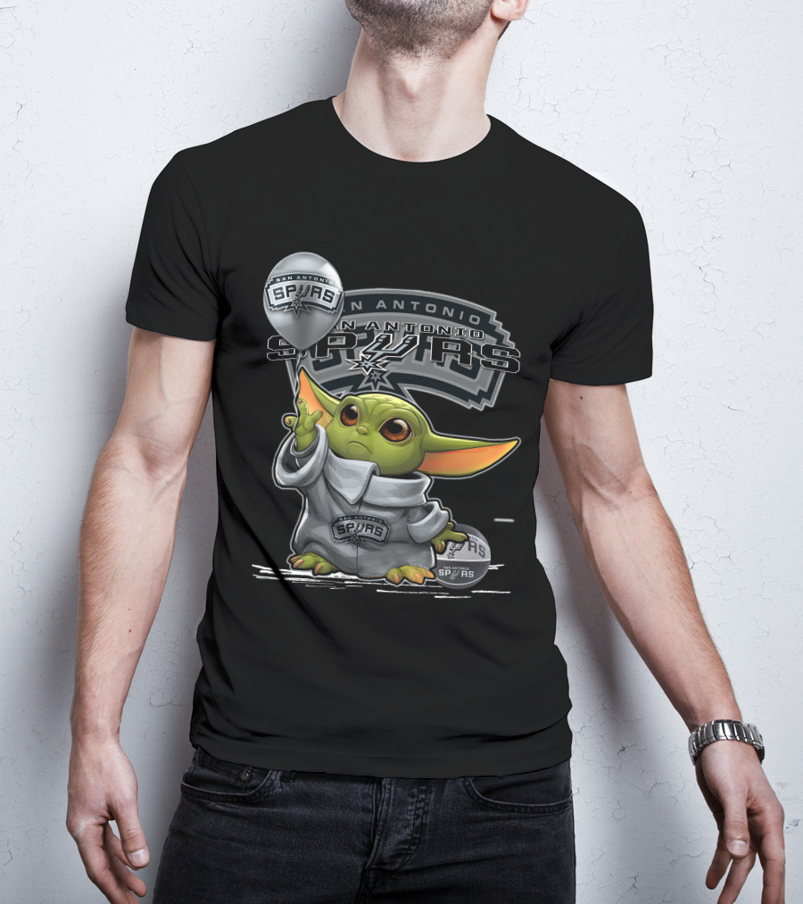 San Antonio Spurs Yoda Character T-Shirt