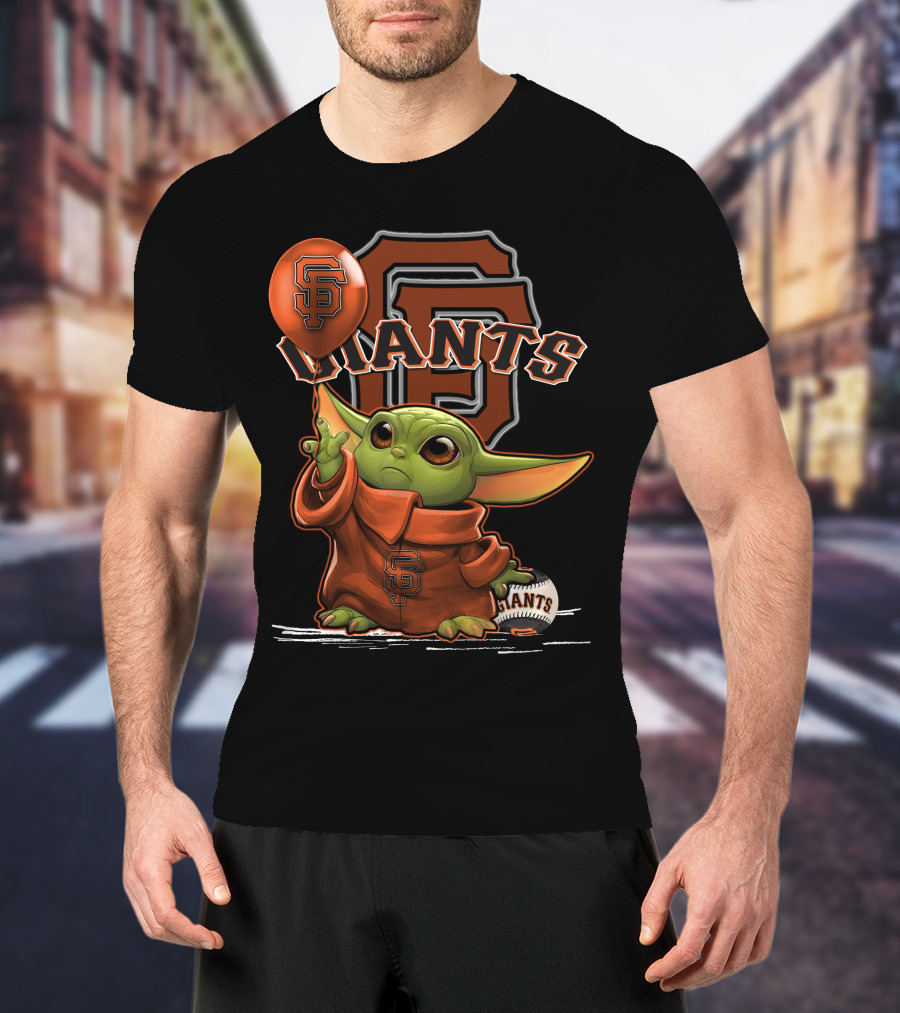 SF Giants Yoda Balloon T-Shirt