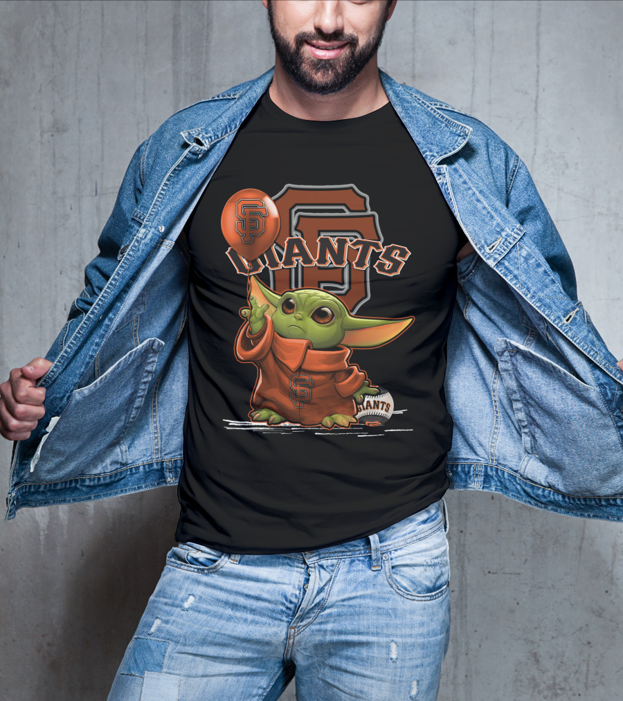 SF Giants Yoda Balloon T-Shirt