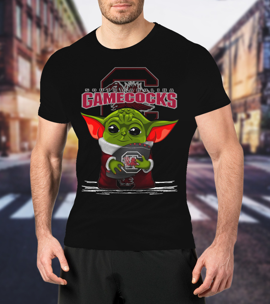 South Carolina Gamecocks Yoda Football Fan T-Shirt