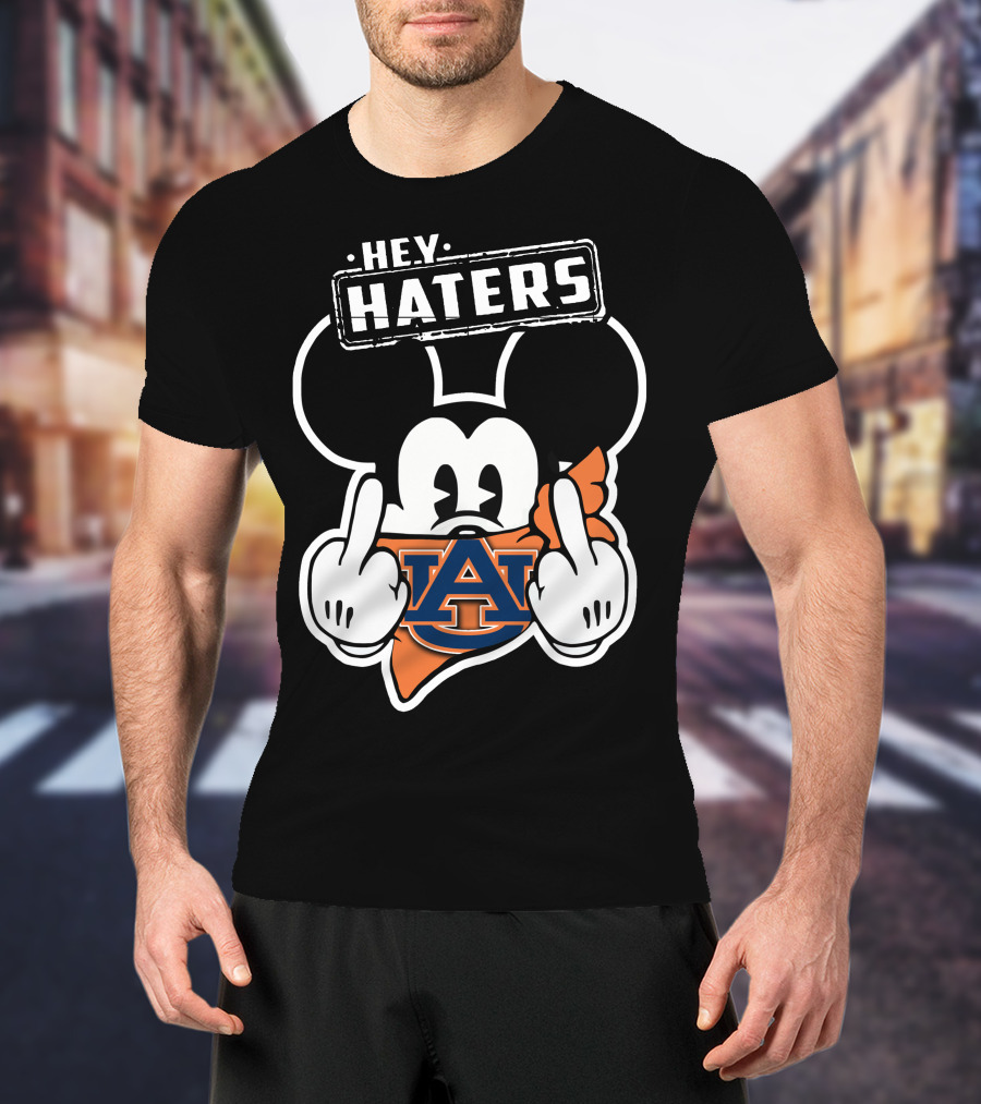 Hey Haters Mickey Mouse Auburn Tigers T-Shirt