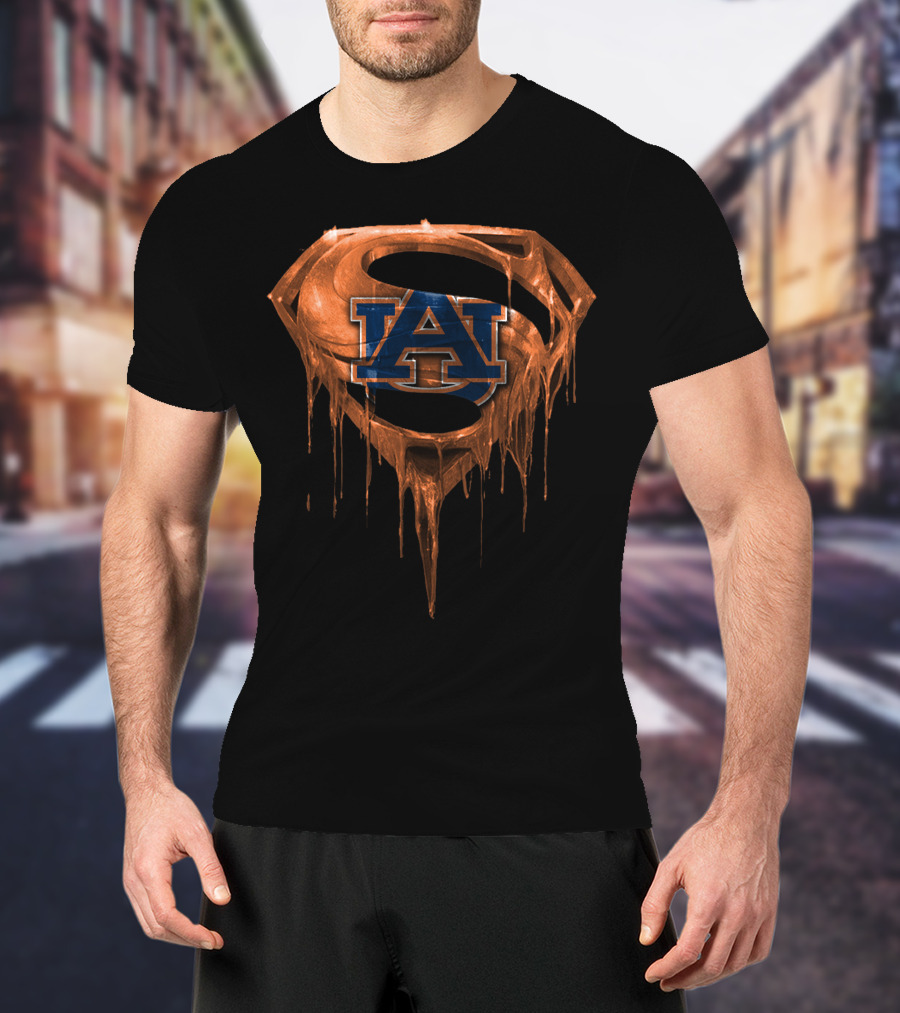 Auburn Tigers Superman Logo Spm T-Shirt