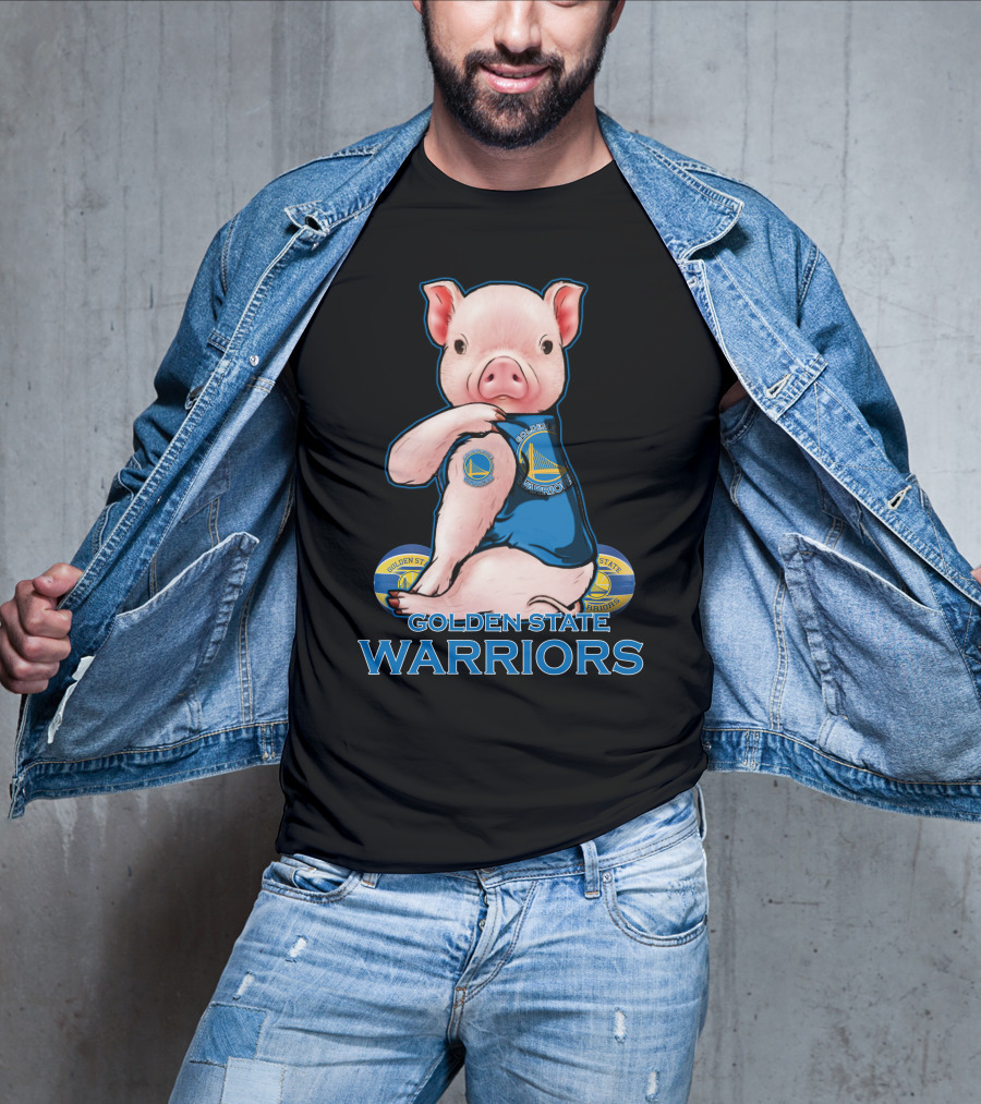 Golden State Warriors Pig Basketball Team Fan T-Shirt