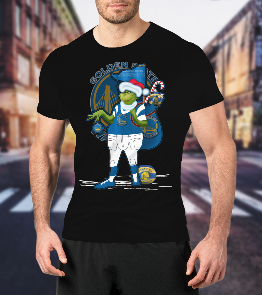 Golden State Warriors Grinch Christmas Special Edition T-Shirt