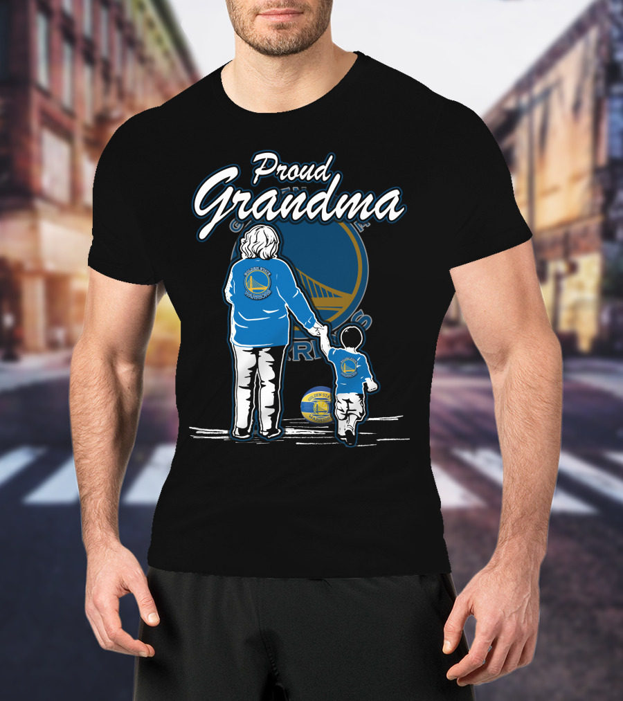 Proud Grandma Golden State Warriors Family Bond T-Shirt