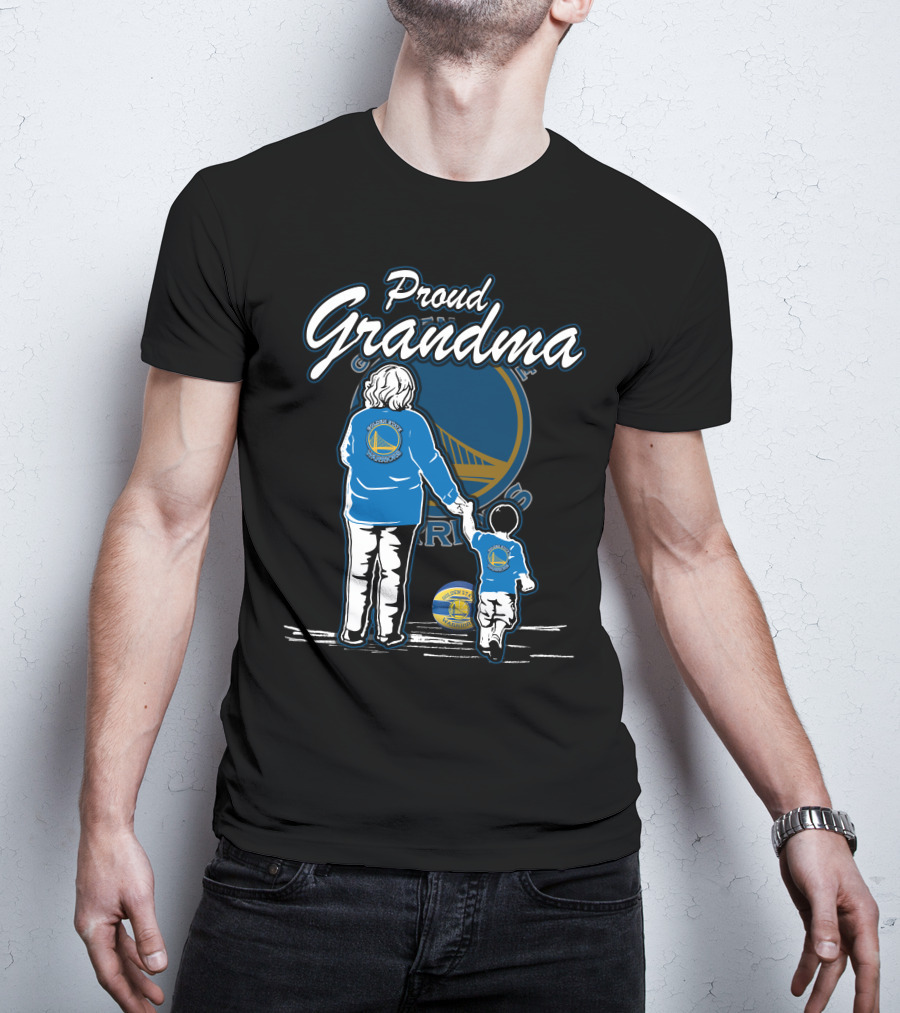 Proud Grandma Golden State Warriors Family Bond T-Shirt