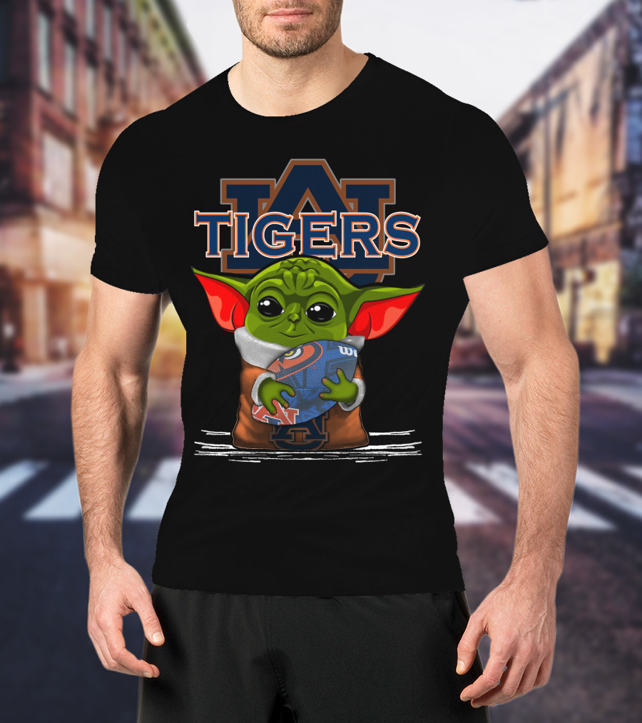 Yoda Auburn Tigers Football Fan T-Shirt