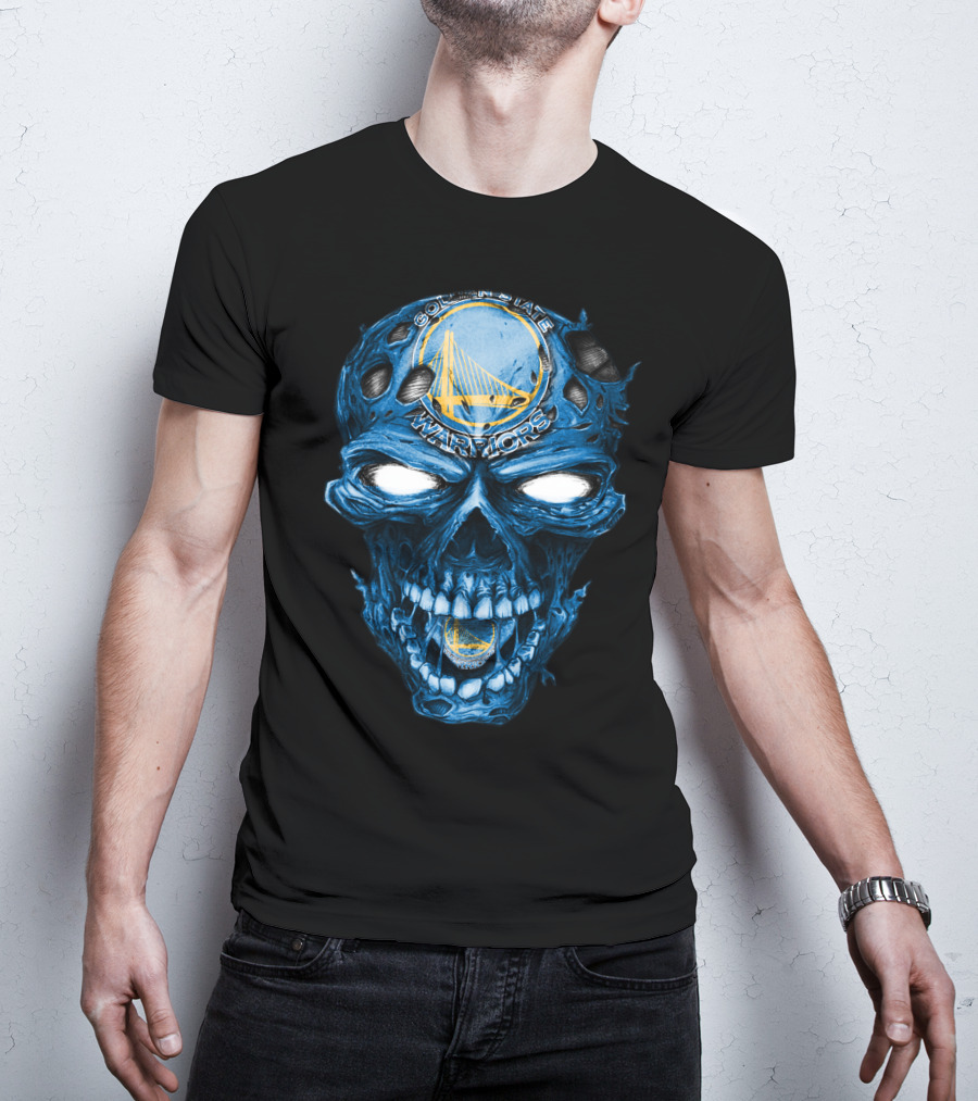 Skull Golden State Warriors NBA T-Shirt