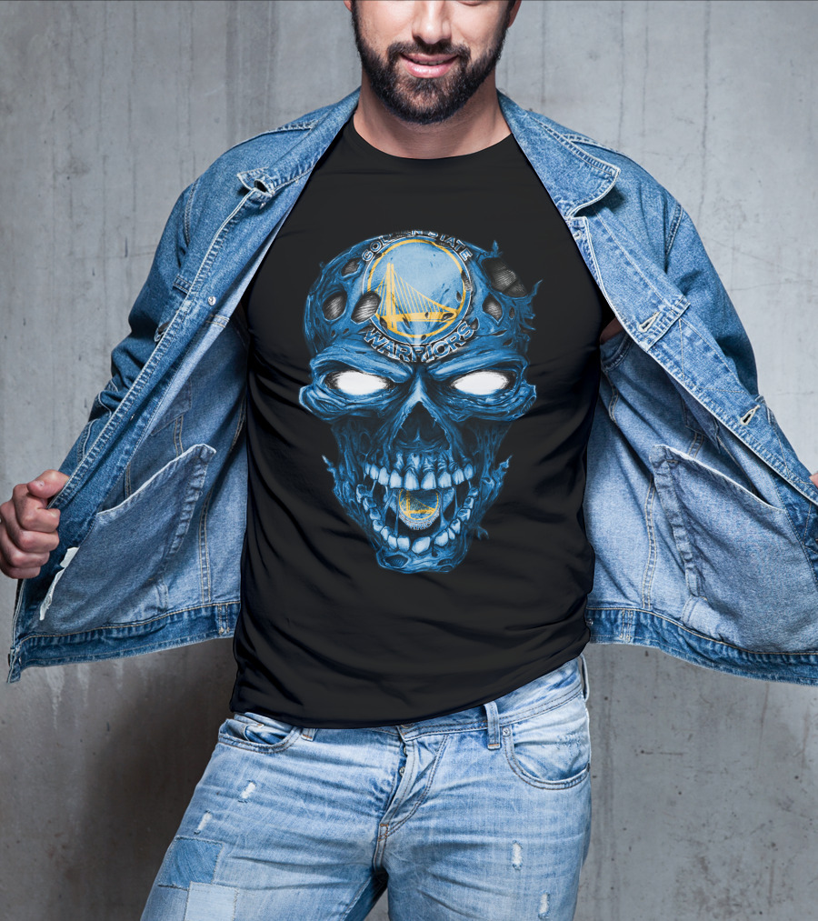 Skull Golden State Warriors NBA T-Shirt