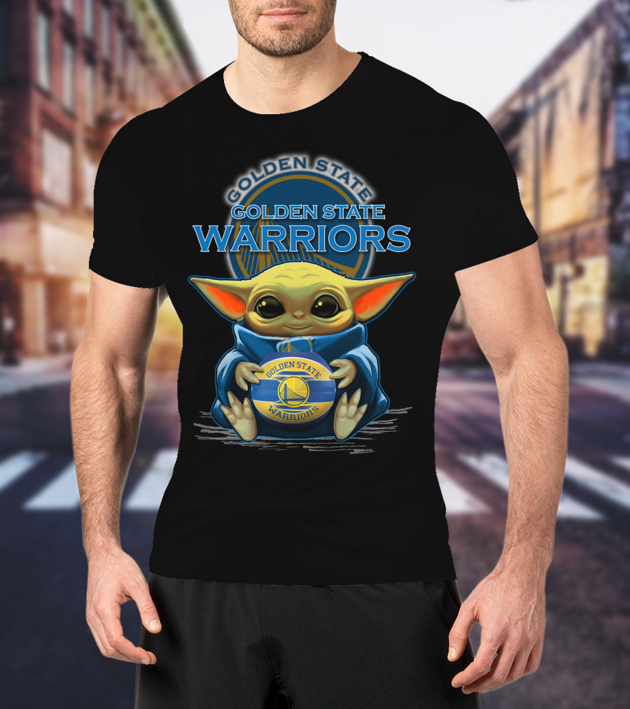 Golden State Warriors Baby Yoda Basketball Fan T-Shirt
