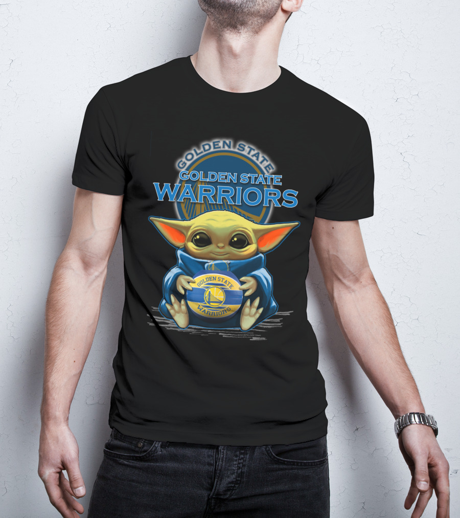 Golden State Warriors Baby Yoda Basketball Fan T-Shirt