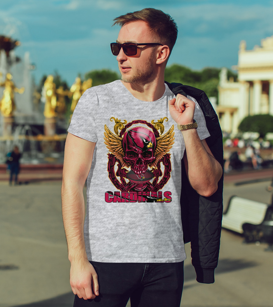 Cardinals Skullfb Arizona Cardinals T-Shirt