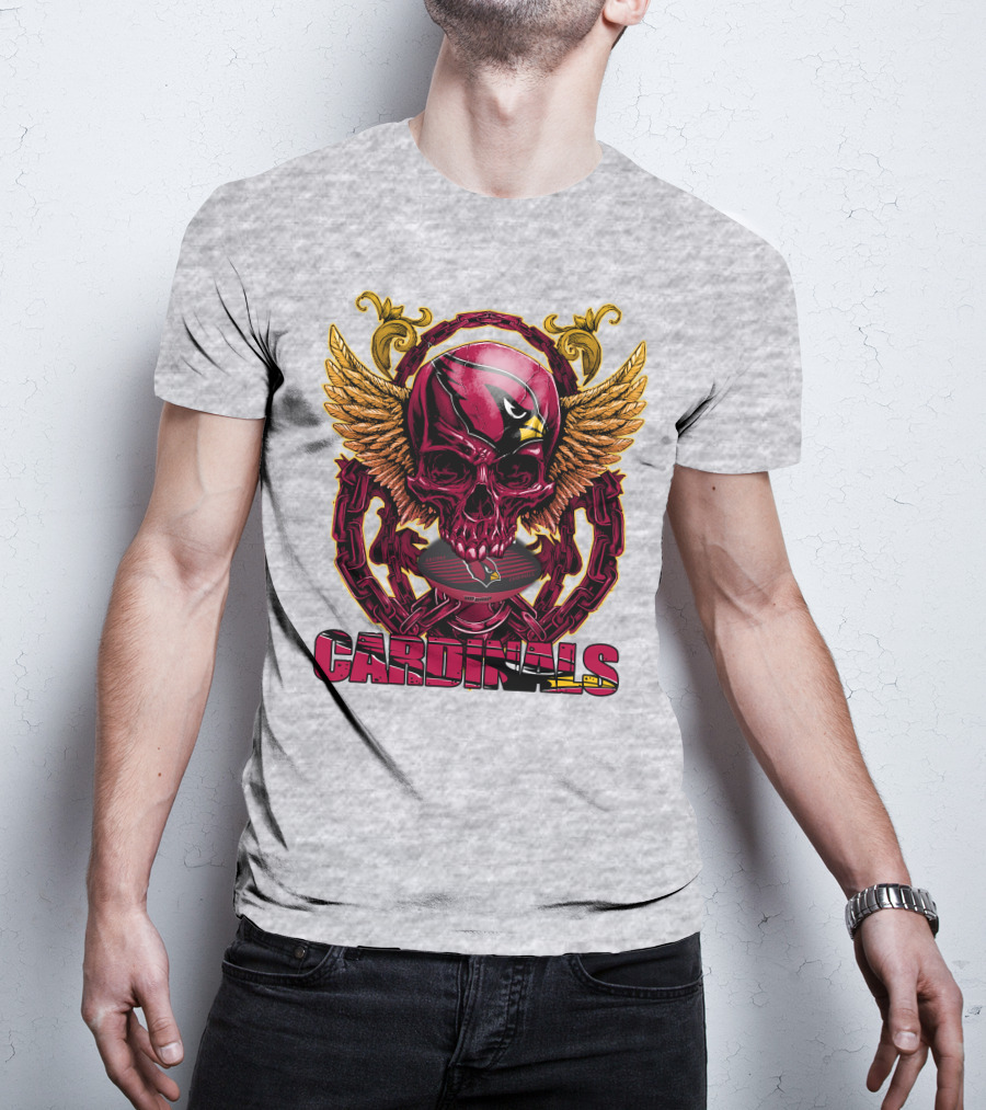 Cardinals Skullfb Arizona Cardinals T-Shirt