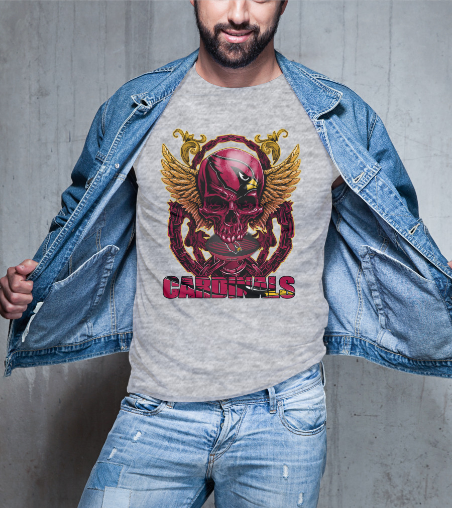 Cardinals Skullfb Arizona Cardinals T-Shirt