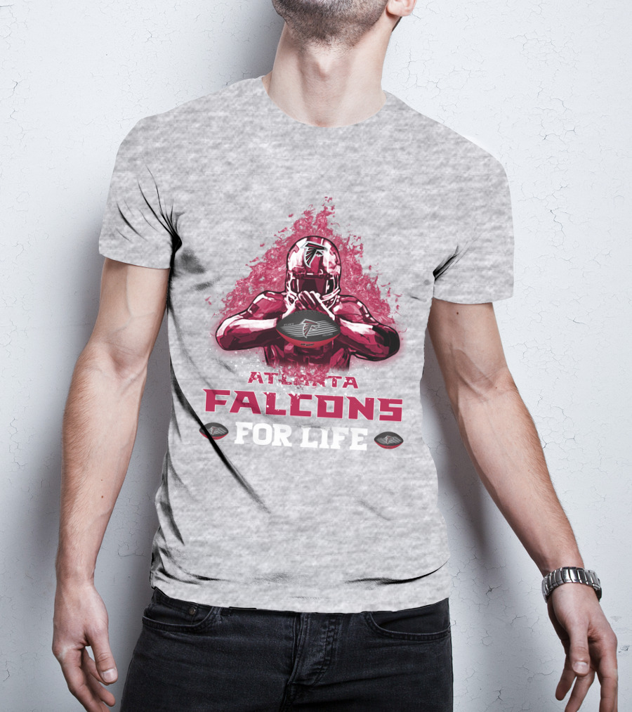 Atlanta Falcons For Life Football Player Armor T-Shirt