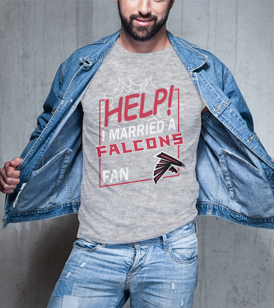 Help I Married A Falcons Fan T-Shirt