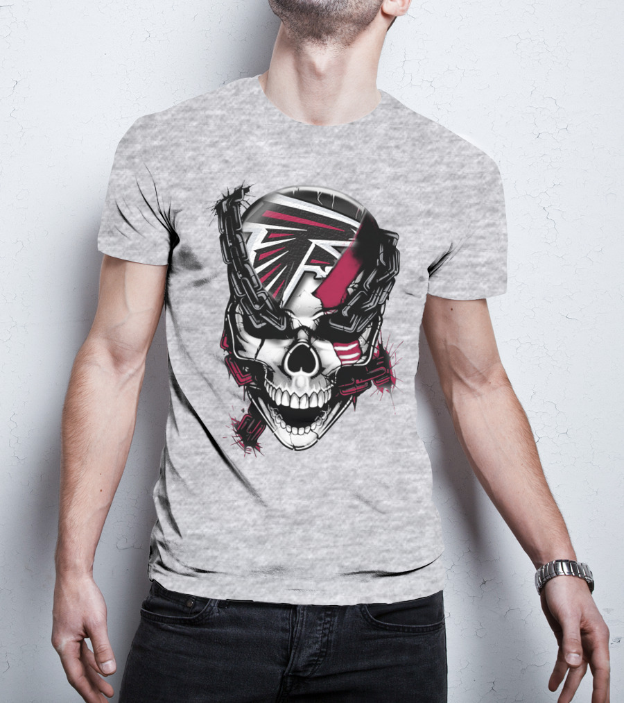 Atlanta Falcons Skull Chain T-Shirt