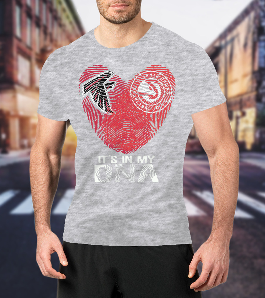 Atlanta Falcons It's In My Dna Heart T-Shirt