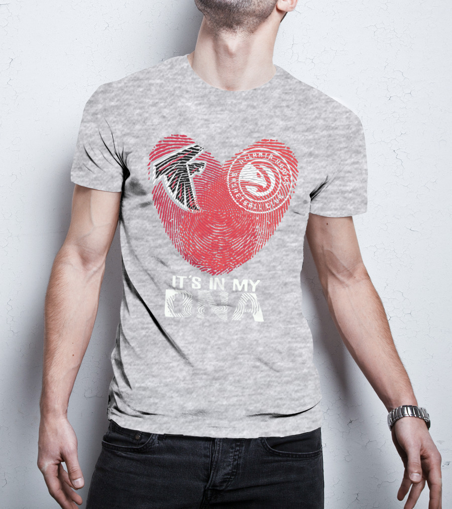 Atlanta Falcons It's In My Dna Heart T-Shirt