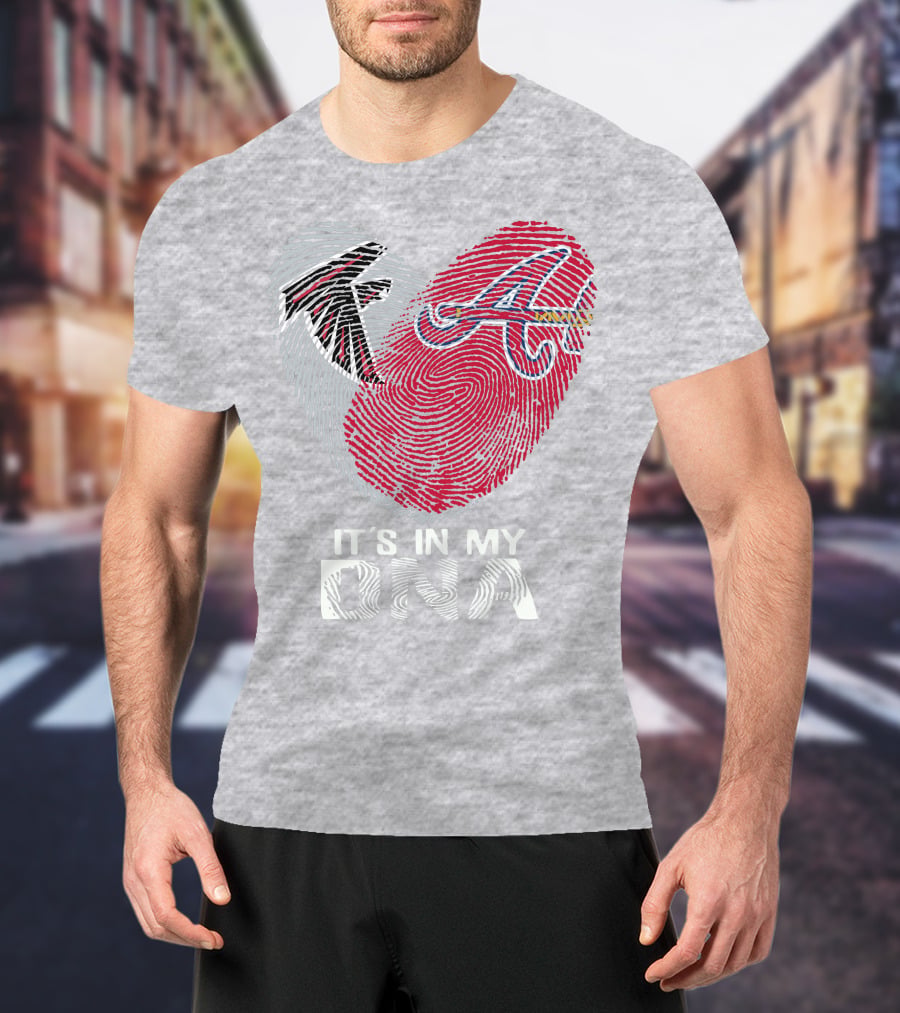 Atlanta Falcons Braves It's In My Dna T-Shirt