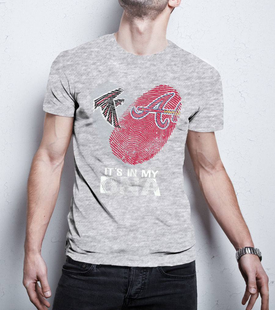 Atlanta Falcons Braves It's In My Dna T-Shirt