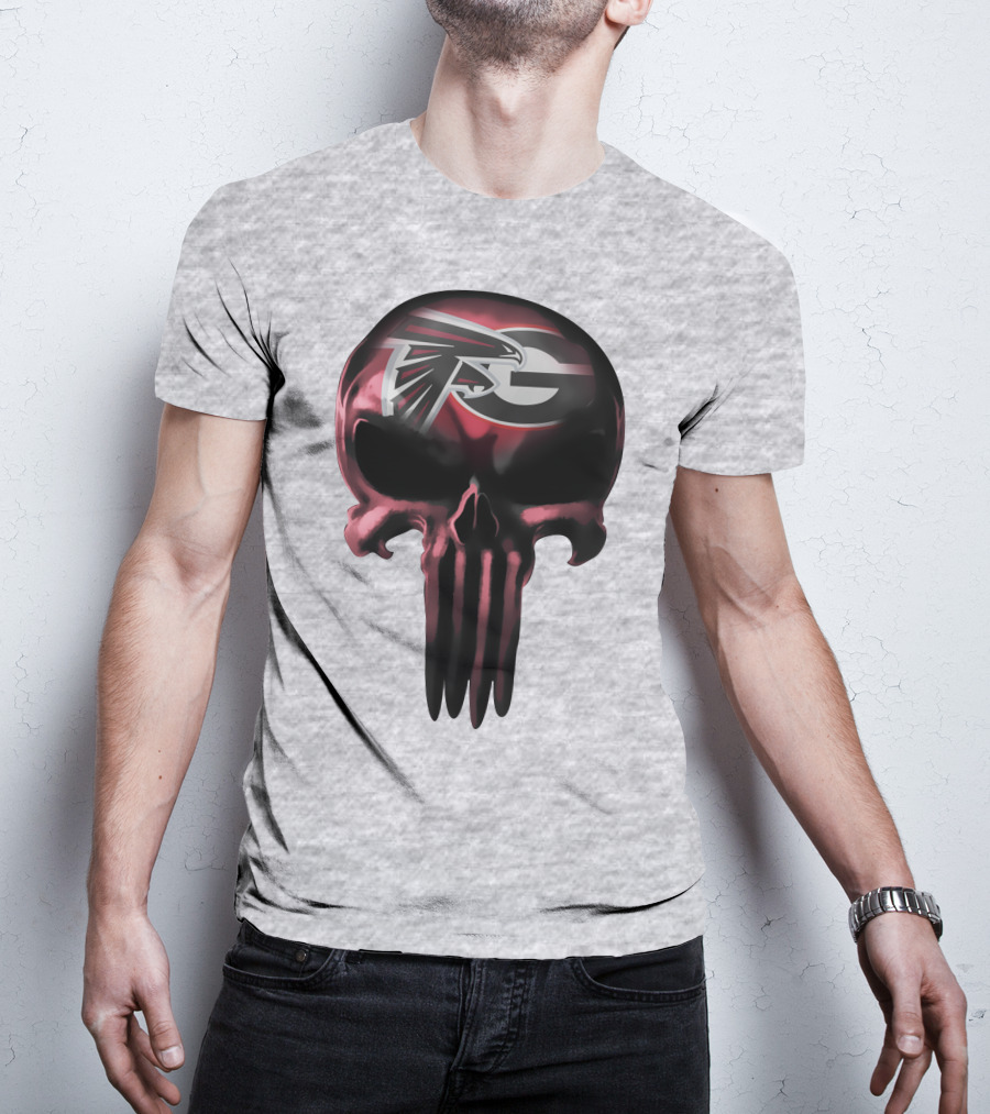 Atlanta Falcons G Logo Skull T-Shirt