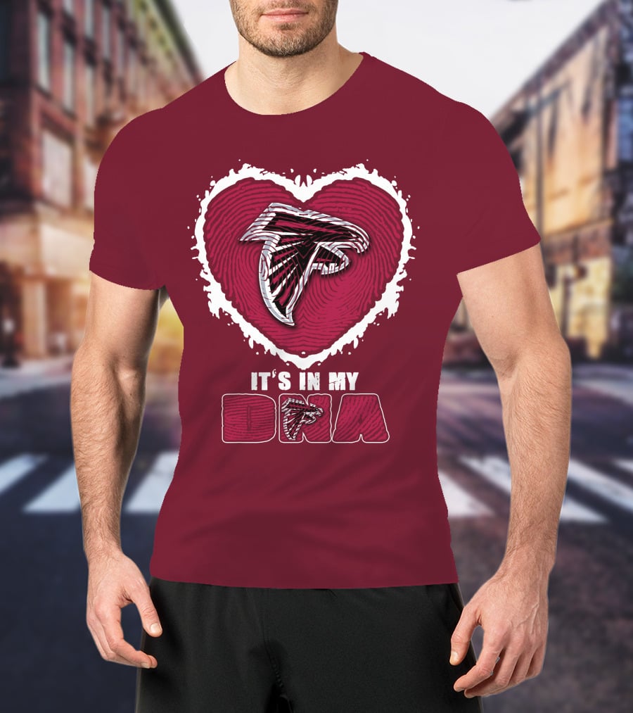 Atlanta Falcons Heart It's In My Dna T-Shirt