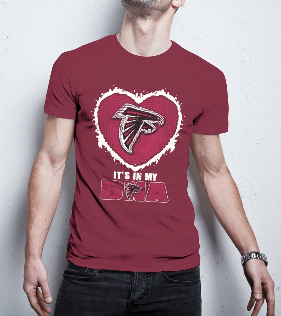 Atlanta Falcons Heart It's In My Dna T-Shirt