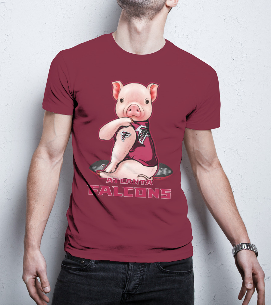 Atlanta Falcons Pig Mascot T-Shirt