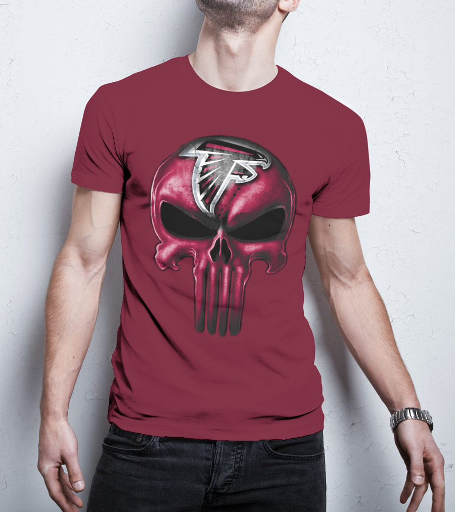 Atlanta Falcons Skull T-Shirt